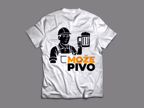 Majica: Može pivo
