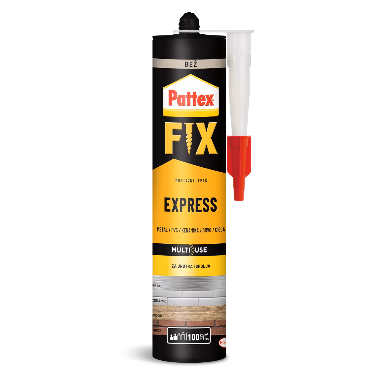 Pattex Fix Express montažni lepak 375 g