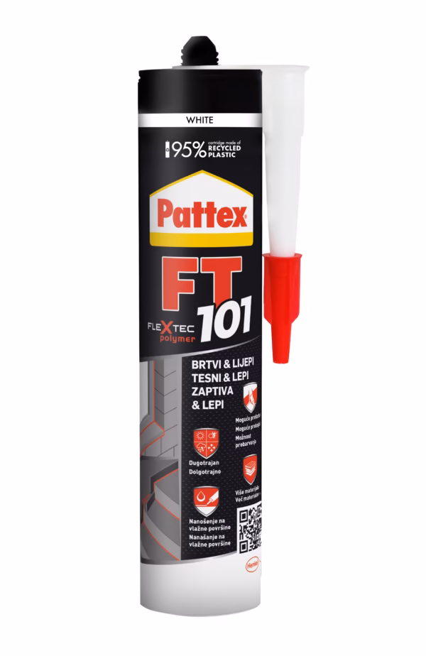 Pattex FT 101 silikon beli 280 ml