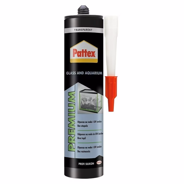 Pattex Glass&Aquarium silikon 280 ml