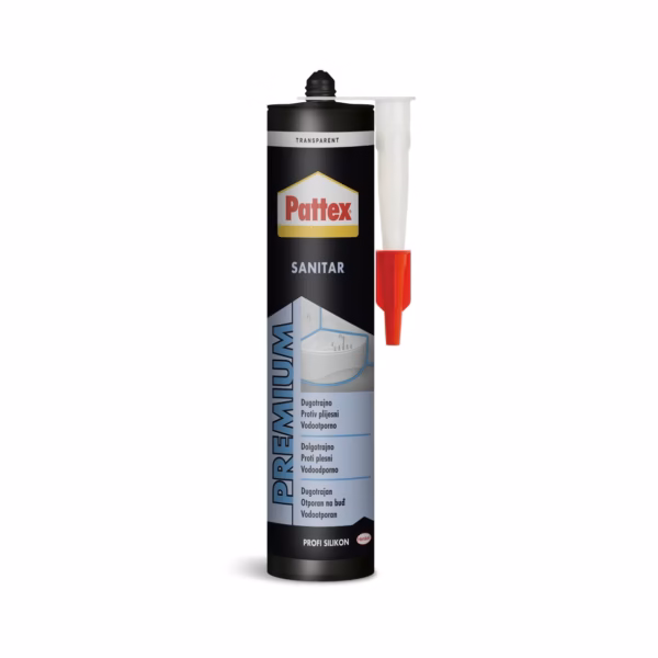 Pattex Sanitarni silikon transparentni 280 ml