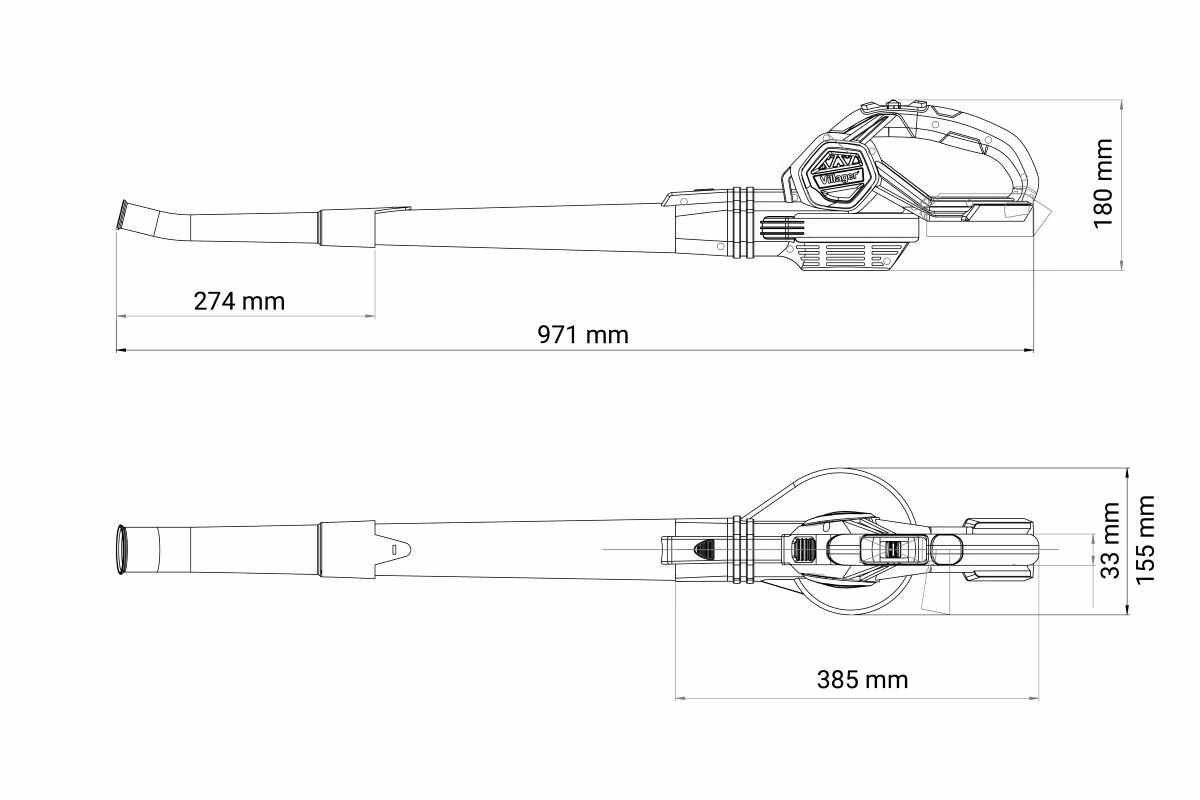 Fuse akumulatorski duvač za lišće VBV 2120 - Slika 27