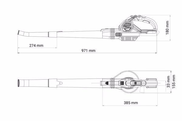 Fuse akumulatorski duvač za lišće VBV 2120 - Slika 13