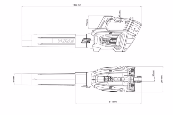 Fuse akumulatorski duvač za lišće VBV 2440 - Slika 30