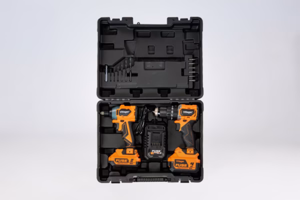 FUSE set bušilica VLP 5121 + odvrtač VLP 6420, baterija 1x2,0Ah,1x4,0Ah, punjač 2,4A - Slika 7